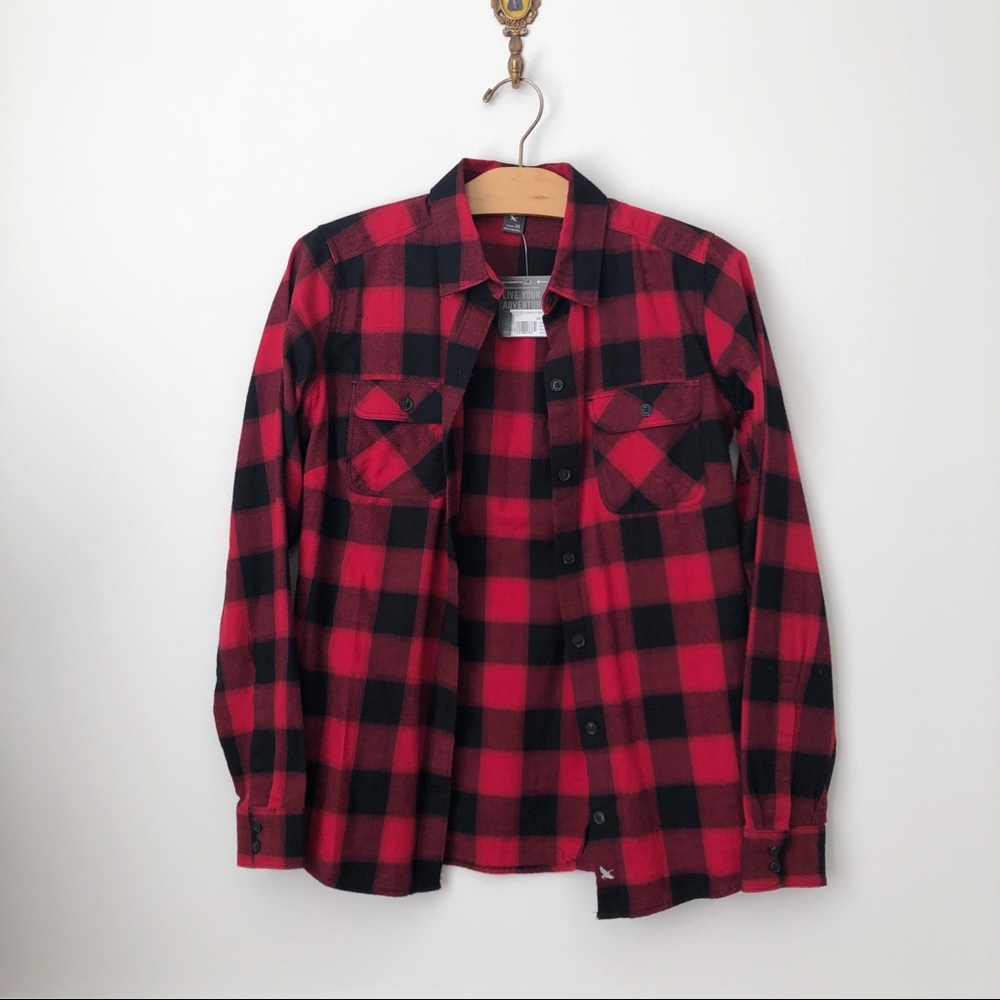Eddie Bauer Stine’s Favorite Flannel Buffalo Check